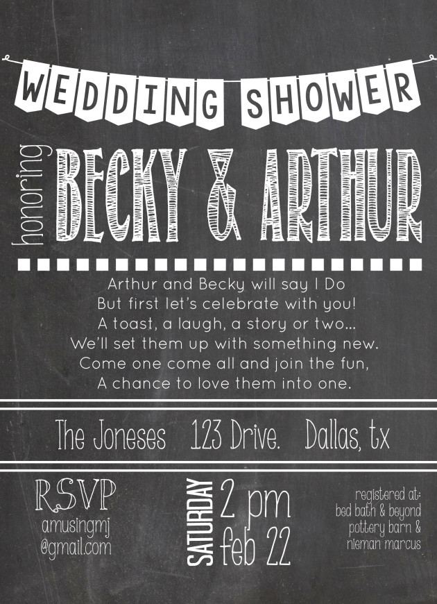 wedding shower invite for blog copy
