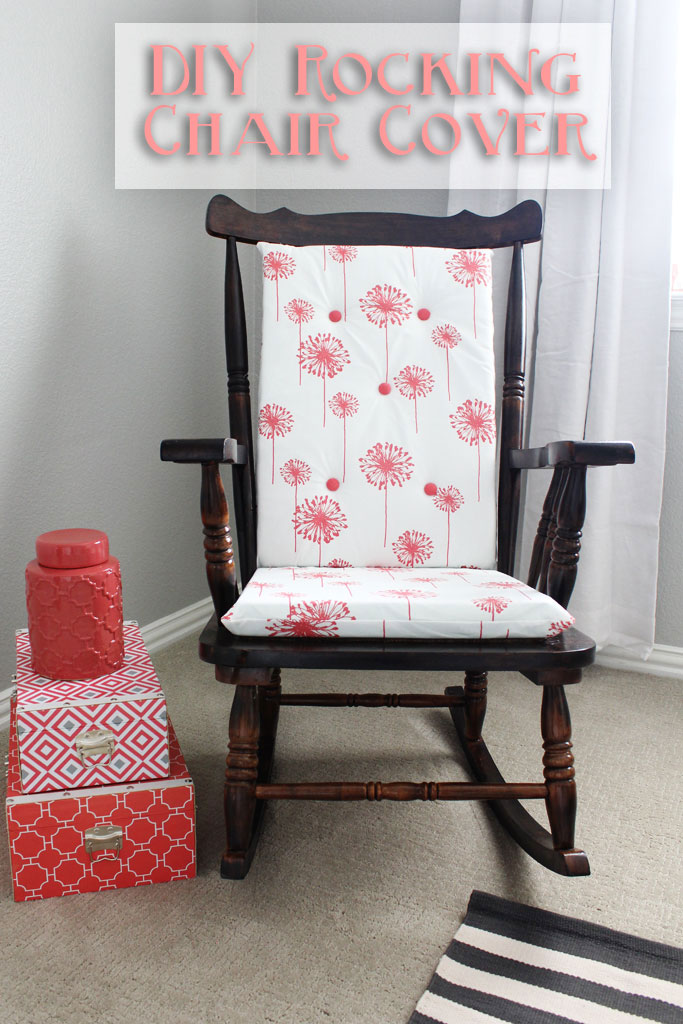 Make your own rocking chair cushions! | www.amusingmj.com