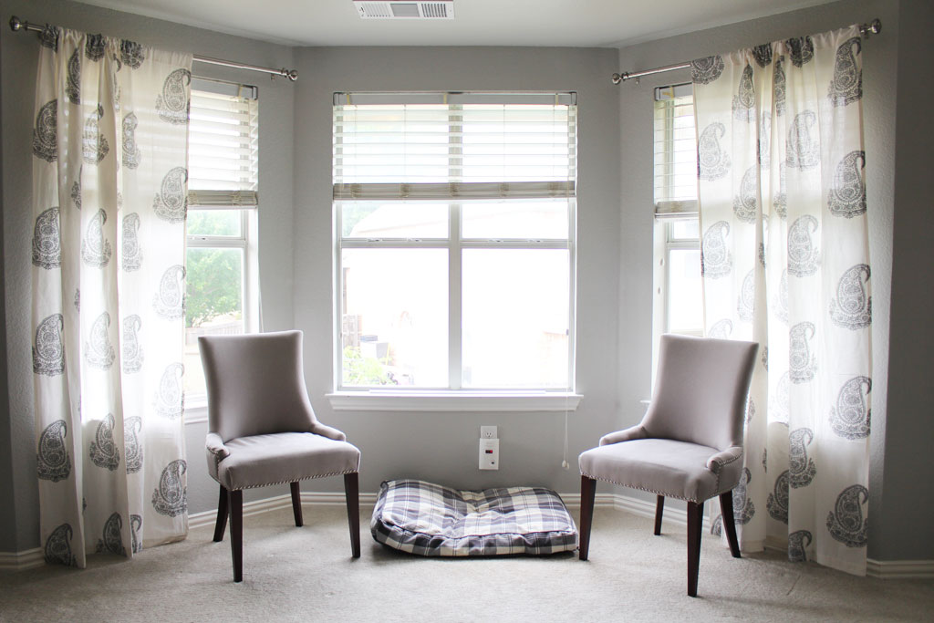 Cool Gray Master Bedroom | www.amusingmj.com