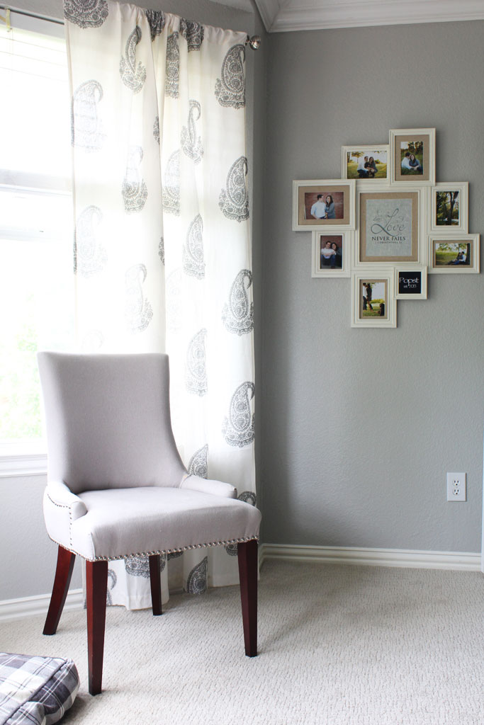 Cool Gray Master Bedroom | www.amusingmj.com