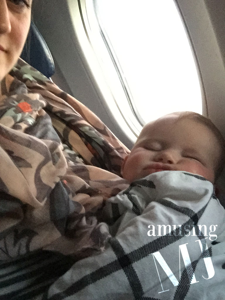 Flying With an Infant | www.amusingmj.com